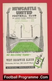 Newcastle United v WBA 1960