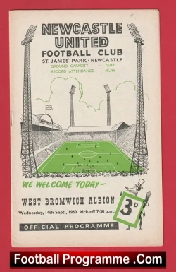  Manchester United v WBA 1963 - George Best Debut Reprint Replica Football Programme .COM Football Programmes Memorabilia