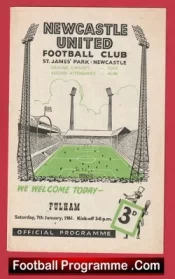 Newcastle United v Fulham 1961