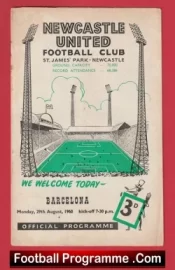 Newcastle United v Barcelona 1960 – Barca