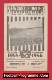 Newcastle United v Stoke City 1956