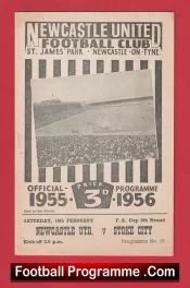 Newcastle United v Stoke City 1956