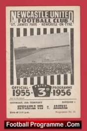 Newcastle United v Arsenal 1956