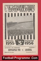 Newcastle United v Arsenal 1956