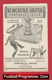 Newcastle United v Fulham 1951