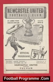 Newcastle United v Fulham 1951
