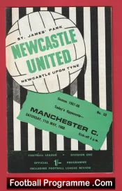 Newcastle United v Manchester City 1968 – League Champions Decider Match