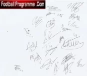 Ayr United Football Club Multi Signed Full Squad Sheet 2023 – Scotland