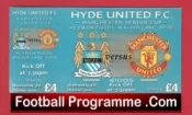 Manchester City v Manchester United 2001 – Senior Cup Ticket