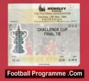 Manchester United v Crystal Palace 1990 – Ticket FA Cup Final Wembley