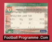 Liverpool v Manchester United 2003 – Match Ticket