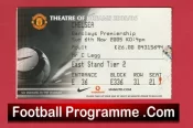 Manchester United v Chelsea 2005 – Football Ticket