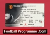 Manchester United v Liverpool 2006 – Football Ticket