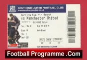 Southend United v Manchester United 2006 – Football Ticket