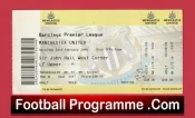 Newcastle United v Manchester United 2008 – Football Ticket