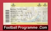 Newcastle United v Manchester United 2008 – Football Ticket