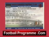 Middlesbrough v Manchester United 2002 – Match Ticket