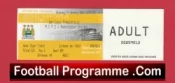 Manchester City v Manchester United 2006 – Match Ticket