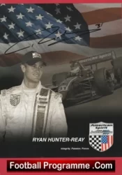 Motor Racing Driver Ryan Hunter Reay Autographed Signed picture
