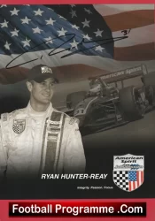 Motor Racing Driver Ryan Hunter Reay Autographed Signed picture