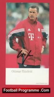 Ottmar Hitzfeld German Football Manager Autograph Signed picture