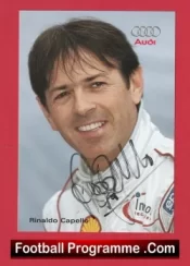 Motor Racing Driver Rinaldo Capello Autographed Signed picture