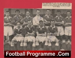  Blackpool Football Club Multi Autographed Signed Team Picture 1955 1956 Football Programme .COM Football Programmes Memorabilia