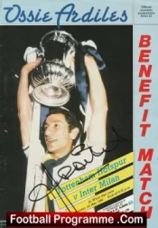 Ossie Ardiles Testimonial Benefit Tottenham MARADONA 1986 + Signed