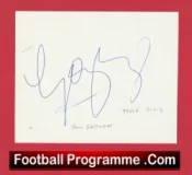 Tottenham Hotspur – Rangers – Paul Gascoigne Autograph Signed Gazza