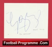 Tottenham Hotspur – Rangers – Paul Gascoigne Autograph Signed Gazza