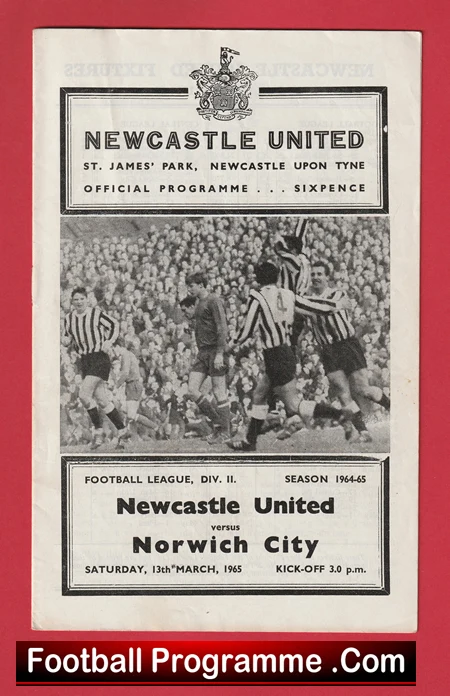 Newcastle United v Norwich City 1965 - Image 2