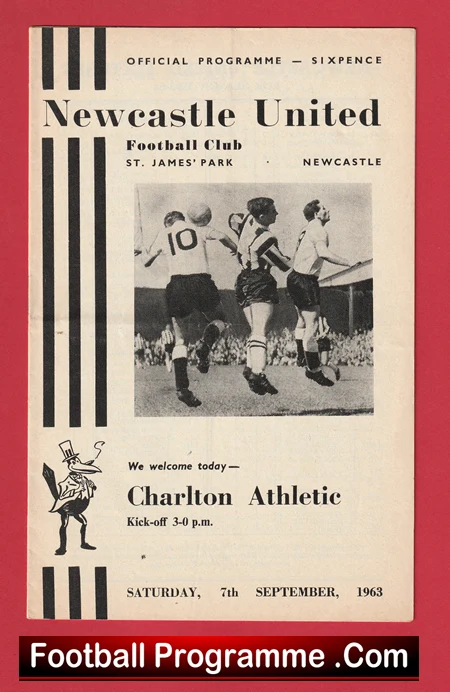 Newcastle United v Charlton Athletic 1963 - Image 2