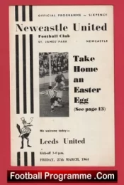 Newcastle United v Leeds United 1964