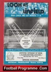 Linfield v Moscow Dynamo 1978 – Opening New Floodlights
