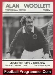 Alan Woollett Testimonial Benefit Match Leicester City 1977