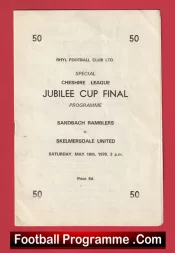 Sandbach Ramblers v Skelmersdale United 1970 – Cheshire Jubilee Cup Final