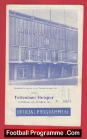 Leeds United v Tottenham 1964