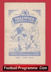 Millwall v Arsenal 1951 – Friendly Match 1950s
