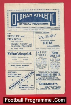  Manchester United v Birmingham City 1956 - 1st First Voucher Token Football Programme .COM Football Programmes Memorabilia