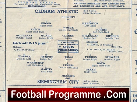 Oldham Athletic v Birmingham City 1953 - 1950s - Image 3
