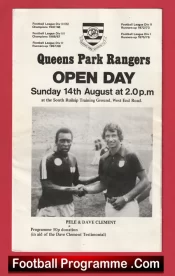 Queens Park Rangers Open Day 1970s – Shows Pele