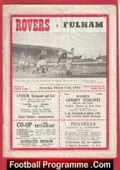 Doncaster Rovers v Fulham 1954 – Signed