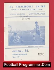 Hartlepool United v Tranmere Rovers 1962