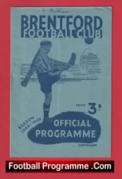 Brentford v Fulham 1949 – 1940’s Programme