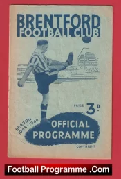 Brentford v Luton Town 1948 – 1940’s Programme