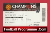 Manchester United v Chelsea 2011 – Football Ticket
