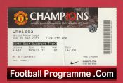 Manchester United v Chelsea 2011 – Football Ticket