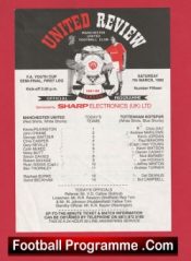Manchester United v Tottenham 1992 – Youth Cup Semi Final + Ryan Giggs + Beckham