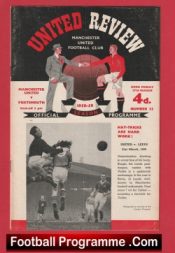 Manchester United v Portsmouth 1959 – Man United