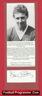 Manchester United Stan Crowther Autograph Man Utd 1950’s